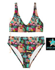 Yeehaw Turquoise Cowgirl Bikini
