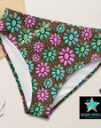 Yeehaw Pink Turquoise Cowgirl Bikini Bottom