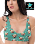 Yeehaw Highland Cow Bikini Top
