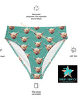 Yeehaw Highland Cow Bikini Bottom