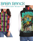 Aztec Vintage Rodeo Women's Puffy Vest