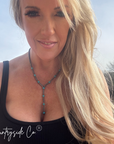 Long Trail Western Necklace Navajo Pearls & Turquoise