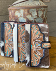 Sierra Cowhide Tooled Leather Wallet by Countryside Co.
