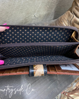 Sierra Cowhide Tooled Leather Wallet by Countryside Co.