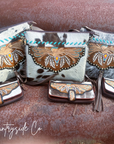 Sierra Cowhide Tooled Leather Wallet by Countryside Co.