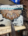 Sierra Cowhide Fringe Concealed Carry Purse