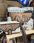 Sierra Cowhide Fringe Concealed Carry Purse