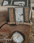 Panhandle Tooled Leather Cowhide Conceal Carry Tote, Computer Bag by Countryside Co.