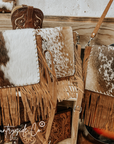 Bessie Cowhide Suede Fringe Purse by Countryside Co.