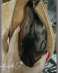 Bessie Cowhide Suede Fringe Purse by Countryside Co.