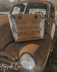 Durango Cowhide Boot Stitch Carry All Bag by Countryside Co. Overnight bag, Computer bag