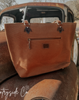 Durango Cowhide Boot Stitch Carry All Bag by Countryside Co. Overnight bag, Computer bag