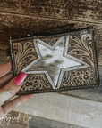 Star Cowhide Keychain Wallet by Countryside Co.