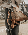 Laramie Cowhide Tooled Leather Concealed Carry Bag, Summer Edition Limited Made