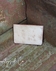 Mocha Cream Cowhide Credit Card Holder