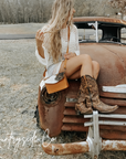 Nashville Chic Cowhide Purse by Countryside Co.