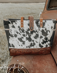 Darby Cowhide Carry All Bag by Countryside Co. Overnight bag, Computer bag