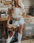 Maple Cowhide Crossbody Purse by Countryside Co.