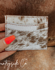 Cowhide Credit Card Holder by Countryside Co.