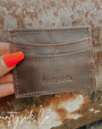 Cowhide Credit Card Holder by Countryside Co.