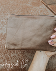 High Road Patchwork Cowhide Wristlet