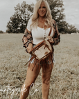 Addy Cowhide Sling Festival Bag by Countryside Co.