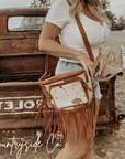 Addy Cowhide Sling Festival Bag by Countryside Co.