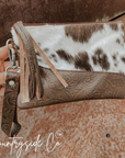 Rustic Couture Cowhide Wristlet by Countryside Co.