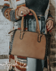 Bailey Leather Small Barrel Bag