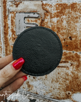 Handmade Tooled Leather Coaster Set by Countryside Co.