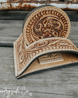 Handmade Tooled Leather Coaster Set by Countryside Co.