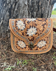 Stella Tooled Leather Concealed Carry Handbag by Countryside Co.