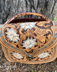 Stella Tooled Leather Concealed Carry Handbag by Countryside Co.