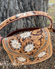 Stella Tooled Leather Concealed Carry Handbag by Countryside Co.
