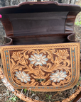 Stella Tooled Leather Concealed Carry Handbag by Countryside Co.