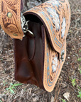 Stella Tooled Leather Concealed Carry Handbag by Countryside Co.