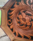 Tooled Leather Tray