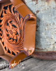 Tooled Leather Tray