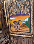 Prairie Sky Tooled Leather Purse