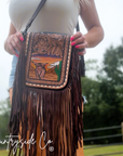 Prairie Sky Tooled Leather Purse