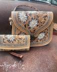 Stella Tooled Leather Wallet