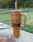 Rustic Roundup 40oz Insulated Tumbler Cup