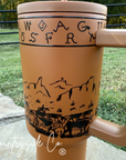 Rustic Roundup 40oz Insulated Tumbler Cup