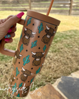 Highland Cow 40oz Insulated Tumbler Cup