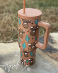 Highland Cow 40oz Insulated Tumbler Cup