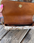 Lucky Charm Leather and Cowhide Purse