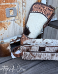 Carry Case, Flask and Cowhide Toiletry Bag BUNDLE