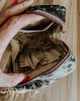 Countryside Cowhide Pouch - Easy Carry Organizer
