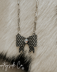 Trendy Bow Necklace with Jewel Accent
