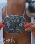 Vintage NFR Buckle Necklace